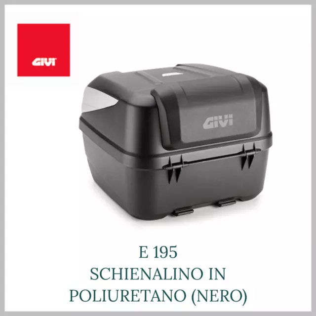 Givi E195 Schienalino In Poliuretano Per Bauletto B32N Bold Nero