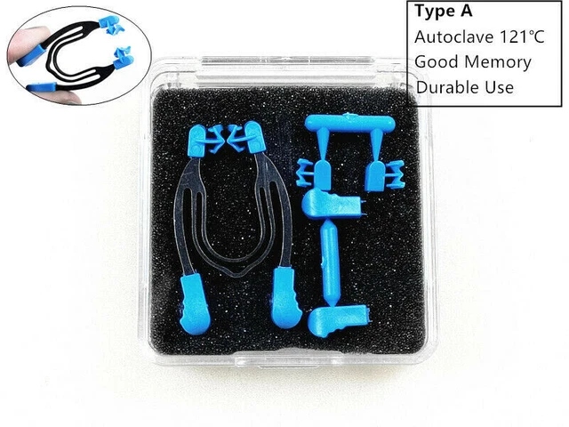 Dental Sectional Contoured Matrices Clamps Wedges Matrix Band Ring Clip kit 121℃