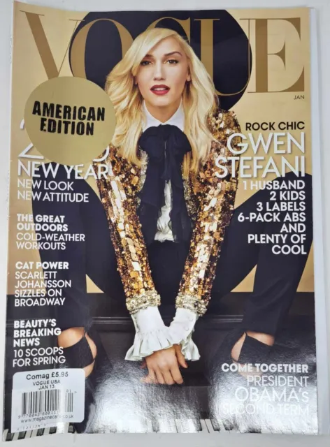 Vogue US Magazine January 2013 Gwen Stefani Scarlett Johansson