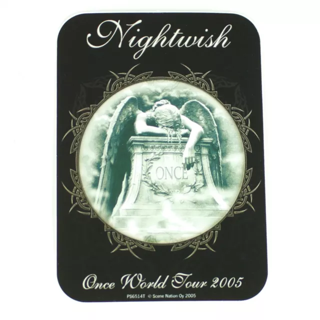 Nightwish Once World Tour 2005 Officially Licensed Vinyl Sticker