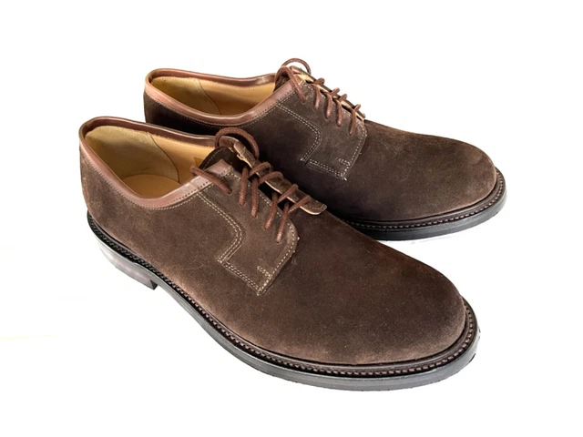 GRENSON MEN S SUEDE Black Newton Flat Lace Up Boots. Size UK 10 119.99 PicClick UK
