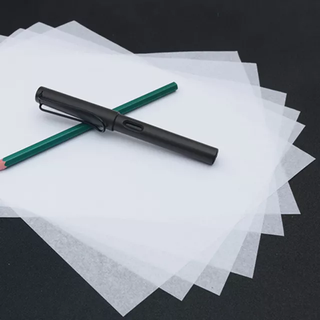 100x Blatt Skizzenpapier Transluzent,Transparentpapier,Kalligraphie Papier 16K m