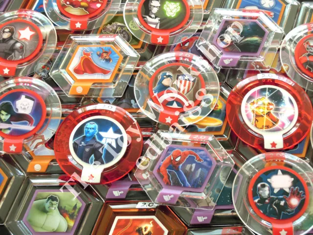 Disney Infinity 2.0 Marvel Super Heroes Power Discs Pick The Ones You Want!