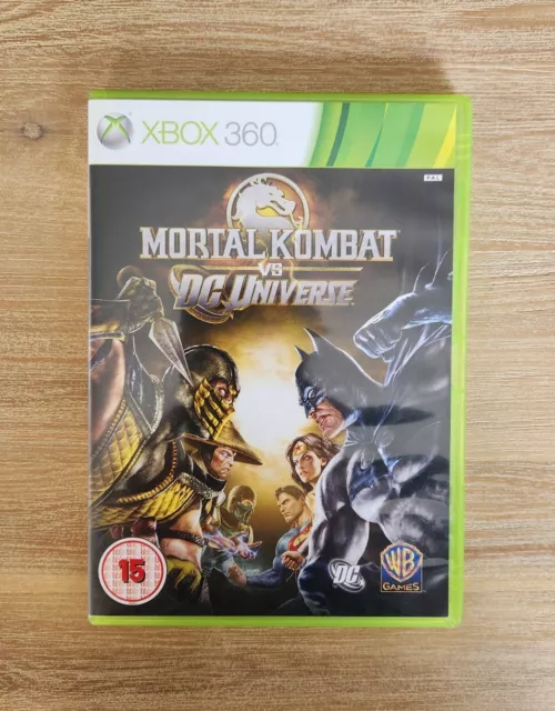 Mortal Kombat vs DC Universe Xbox 360 PAL Complete With Manual VGC