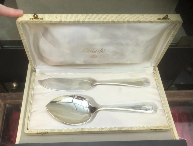 Coffret Vide Christofle – écrin Pour Louche à Potage, Fabrication Française Années 1920-1940