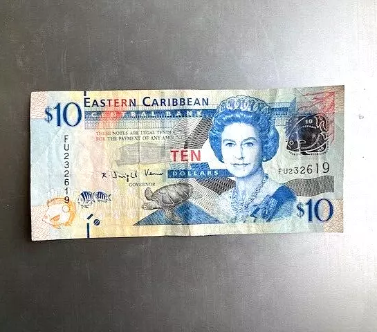 10 dollars Eastern Caribbean 1994