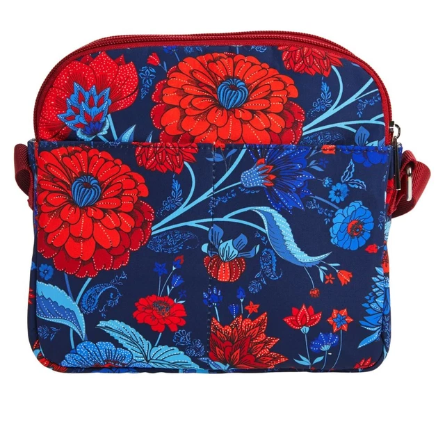 Samantha Brown To-Go Triple Compartment Crossbody with RFID - American Classic 3