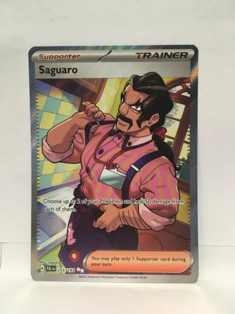 SAGUARO 255/193 POKEMON S&V Paldea Evolved Completo Arte Ologramma