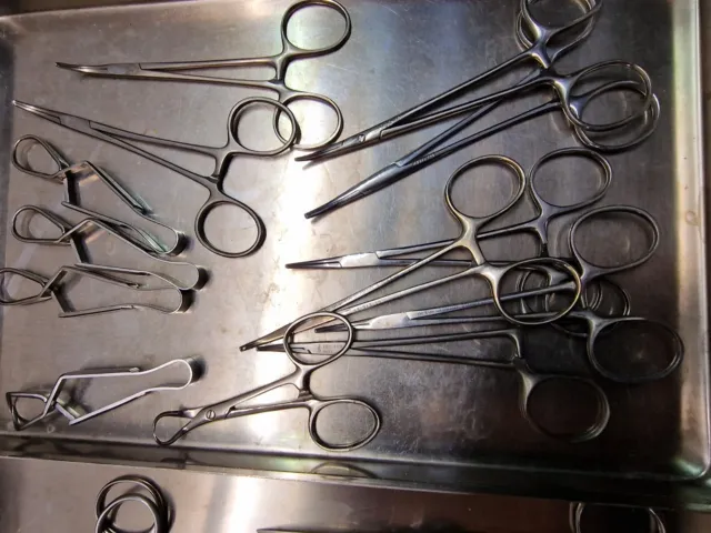 altes Zahnarztbesteck Werkzeug Instrumente Zahnzange Wurzelheber Konvolut antik 2