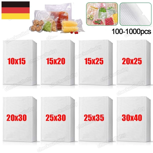 500 Vakuumbeutel Von Bottini – 10 X 80 Cm, Goffri Produktbild-Vorschau 2