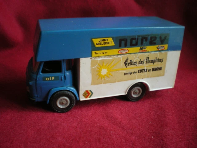 Camion Saviem SG4 Norev Jimmy Mieusset - Publicitaire Cellier Des Dauphins Côtes Du Rhône - 1/43