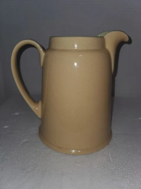 Denby Langley Juice Coordinating  32 Ounce Jug Pitcher Lemon Yellow Apple Green