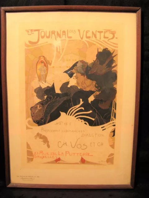 Georges De Feurre affiche journal des ventes N° 146 époque fin XIX ème siècle