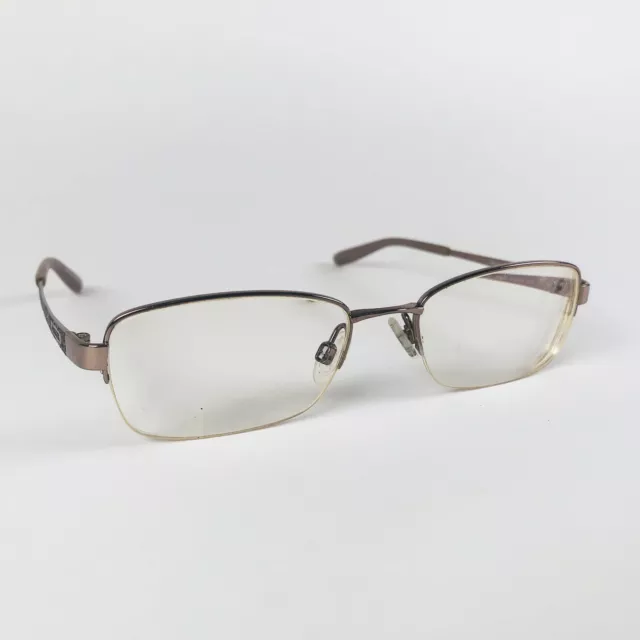 CHANEL EYEGLASSES SILVER HALF RIMLESS glasses frame MOD: 2985 C