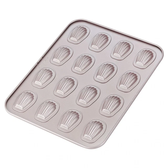 Backf�rmchen 16 Mulden Backblech Kuchenform Madeleineform B�rentatzenform Backen