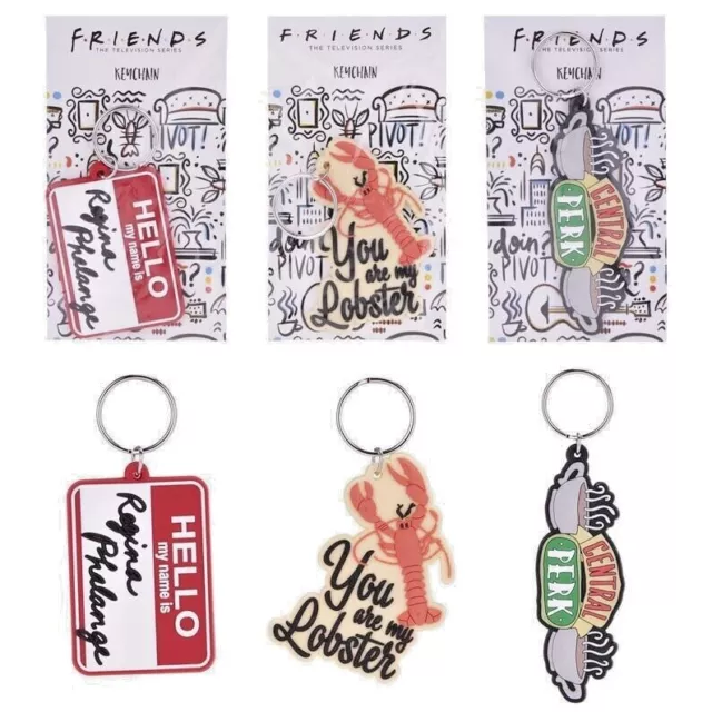 Friends The Tv Show - Central Perk Official 2D Keychain Keyring Lobster Gift