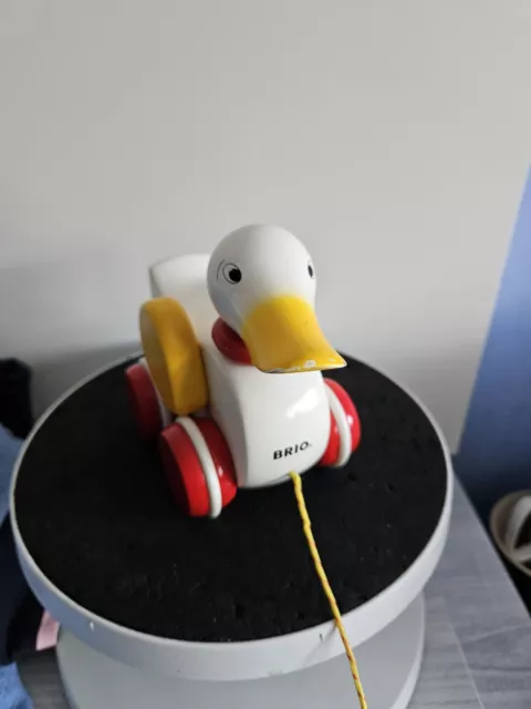 Brio Wooden Pull Along Duck.