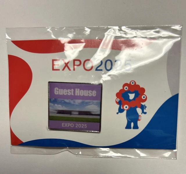 2025年関西万博 Expo25/GUEST HOUSE pin badge OSAKA EXPO 2025 Guest House Pin Badge Collectible Japan