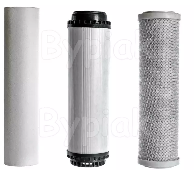 New 10" Water Filter Replacement Set RO Pre Filters Sediment GAC Carbon Block