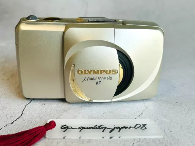 Olympus μ mju Zoom 140VF 35mm Film Point & Shoot Camera Fast Shipping Fedex