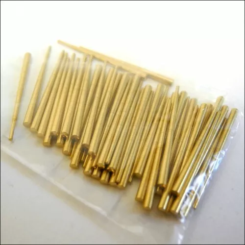 400 Day Brass Tapered Clock Pins (0.76-1.65mm) Clocks Pin (Pack of 40) - CP313