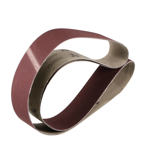 Nastro abrasivo 600# 80# 800# ossido di alluminio 100# grossolano 150# rosso-marrone 1pz