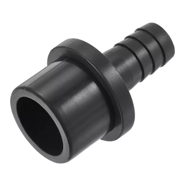 PVC Tuyau Raccord 12mm Barbelé x 25mm OD Tube Adaptateur Tuyau Connecteur Noir