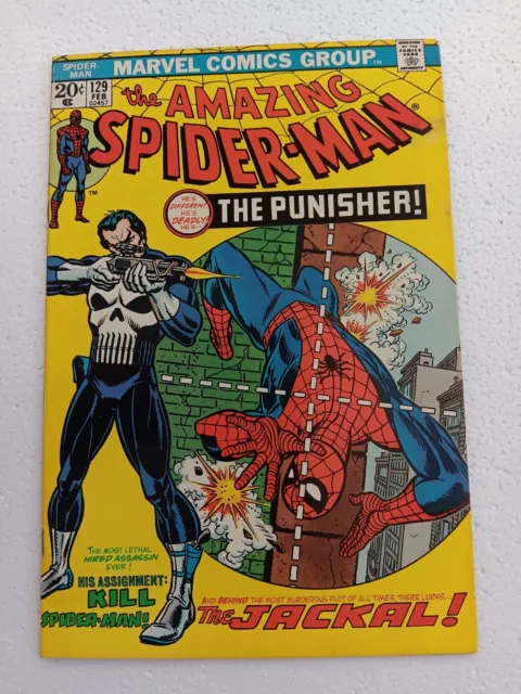 AMAZING SPIDER-MAN Comic Vol. 1, Number 129 (Marvel February 1974). VERY NICE!