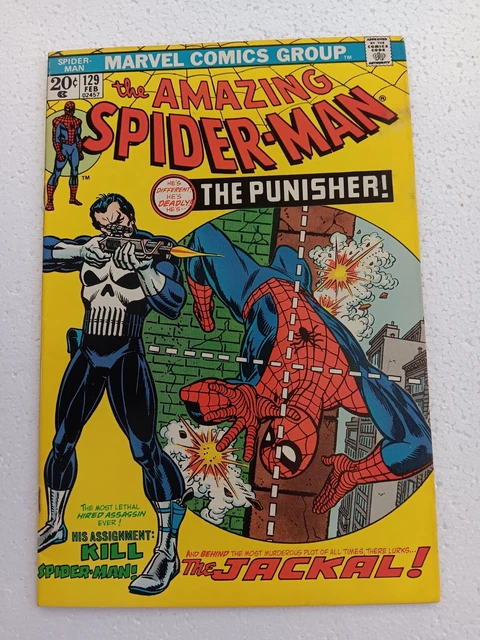 AMAZING SPIDER-MAN Comic Vol. 1, Number 129 (Marvel February 1974). VERY NICE!