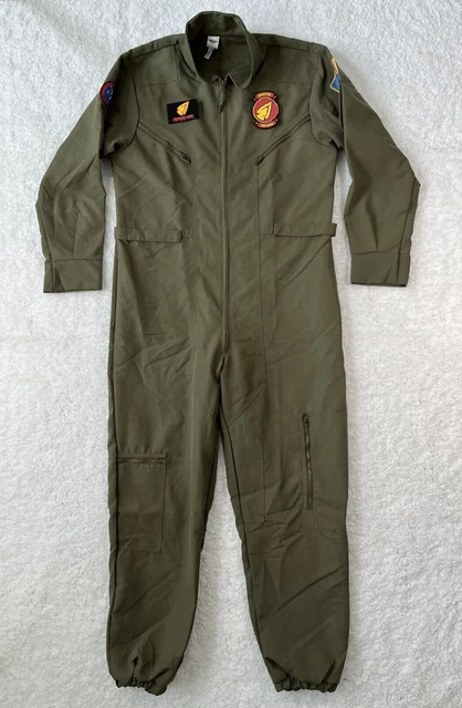 TOP GUN MAVERICK Flight Suit Costume Adult Size With Patches $40.00