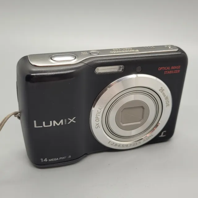 Panasonic Lumix DMC-LS5 14.1MP Compact Digital Camera Black Tested