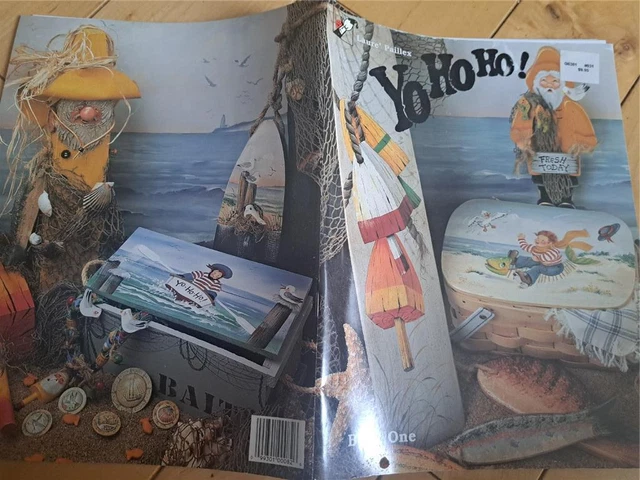 Libro De Pintura Laure Paillex Yo Ho Ho Tole Un Marinero Náutico Barco Sirena