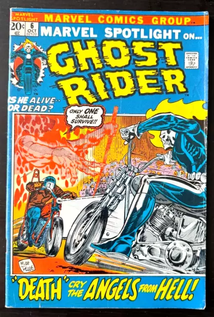 Marvel Spot Light 6 - KEY - 2nd app of Ghost Rider - 1972