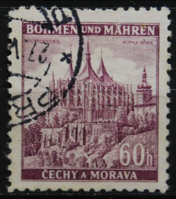 Briefmarken Bohmen & Mähren gestempelt MiNr. 27 ..........................(2909)