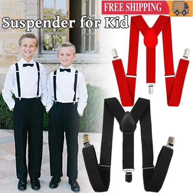Toddlers Suspender Adjustable for Kids Boys and Girls Baby Elastic Y-Back Design