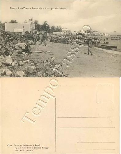 Guerra italo turca - Derna dopo l'occupazione italiana
