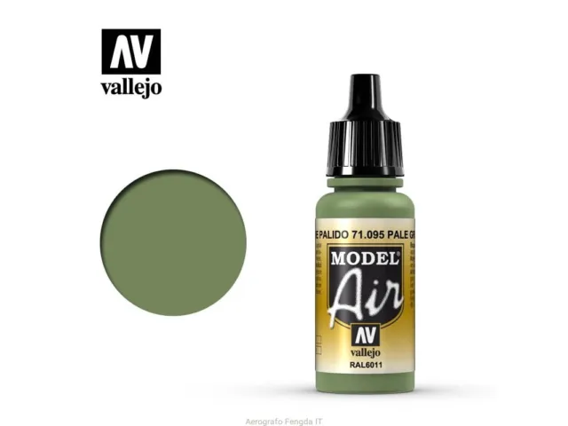 VALLEJO MODEL AIR 71095 - PALE GREEN - ACRILICO 17ml