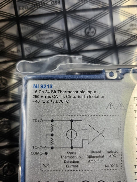 NATIONAL INSTRUMENTS NI 9213 16-Channel 24-Bit Thermocouple Input ...
