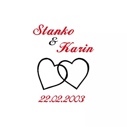 2er Set Sektgläser personalisiert ♥Hochzeit Geschenk für Paare♥ Sektglas Gravur 3