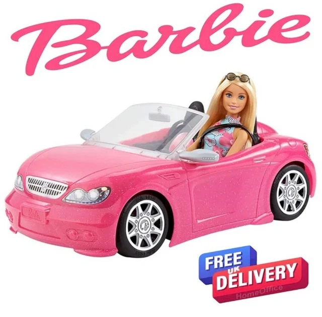BARBIE CONVERTIBLE CAR and Doll Playset BRAND NEW IN BOX FREE DELIVERY EUR 33,06 - PicClick FR