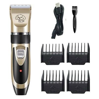Pet Dog Cat Hair Clipper Grooming Kit Rechargeable Cordless Electric Trimmer
