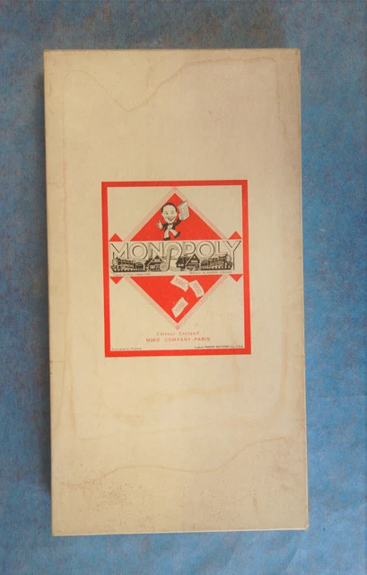 Jeu Monopoly Ancien - Édition Miro 1936/1961 - Collection Vintage