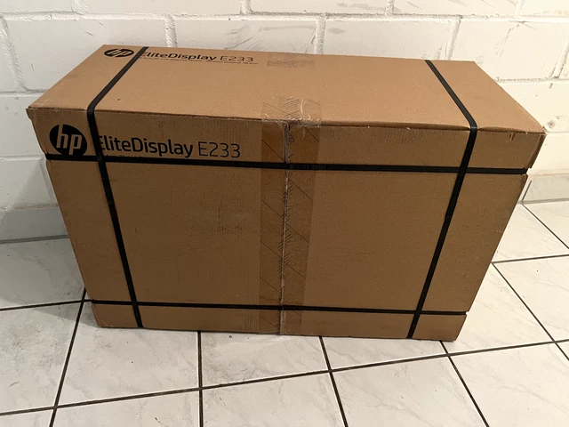 HP EliteDisplay E233 23 Zoll IPS LED Full HD Business-Monitor - Silber