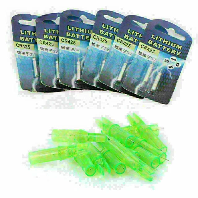 12 x Colored Hunting Lighted Nock Led Lighted Luminous Tail Arrow Nocks 6.2mm