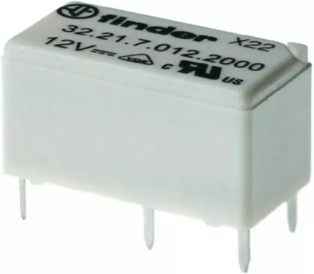 Finder relè di alimentazione 32.21.7.012.2000 montaggio PCB, bobina 12V DC, 6A, SPDT