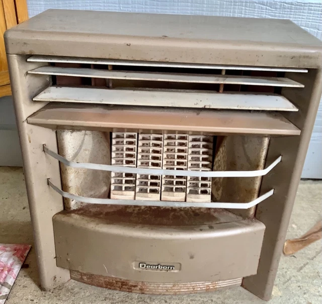 Vintage Dearborn Room space Heater Natural Gas with grates 20,000 btu Vintage Dearborn Room space Heater Natural Gas with grates 20,000 btu