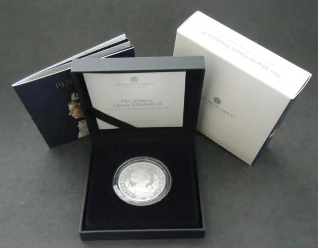 2022 Queen Elizabeth II Memorial 1oz £2 TWO POUND SILVER PROOF COIN - BOX & COA