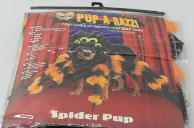 Costumes californiens animal de compagnie araignée tarentule jambes drôle effrayant capuche en fourrure S