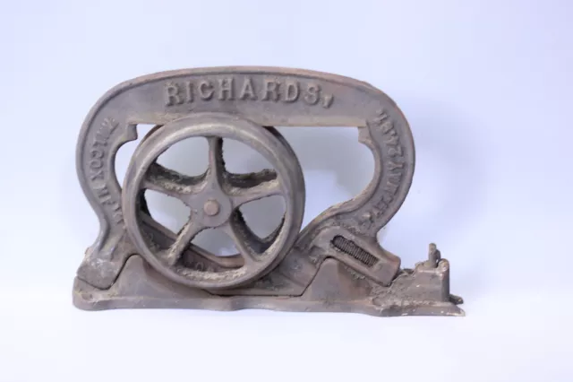 Antique Cast Iron "Richards Parlor Door Hanger" by Wilcox Mfg. Co. - Circa 1881