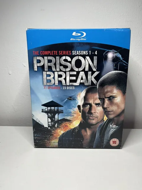 Prison Break Complete Series/Seasons 1-4 Plus The Final Break Blu-Ray VGC